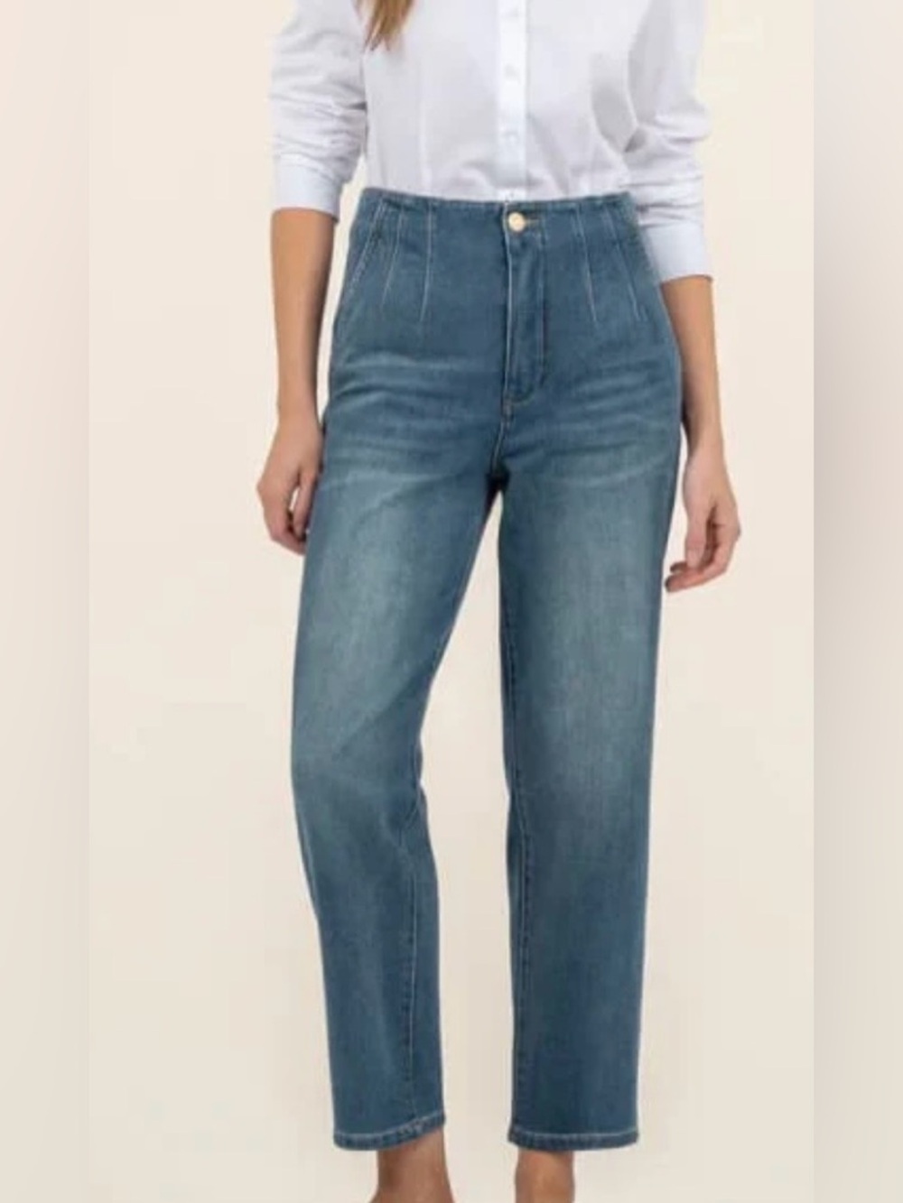 Kut From The Kloth Fay Ankle Straight Leg Jeans, Size 6